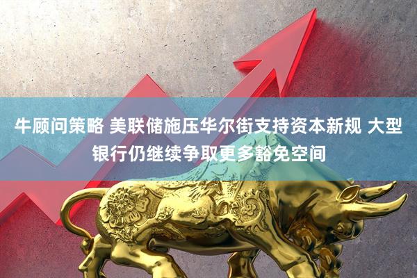 牛顾问策略 美联储施压华尔街支持资本新规 大型银行仍继续争取更多豁免空间